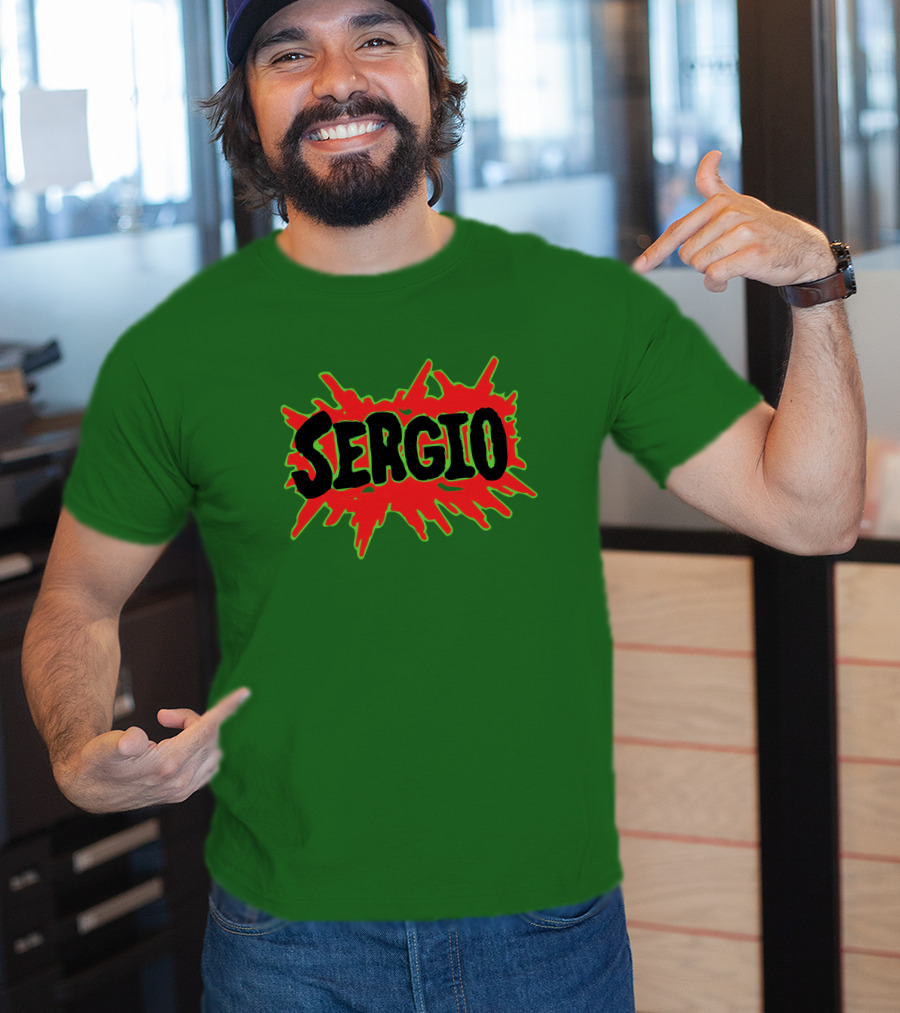 Sergio Romo Day Sergio Logo Burst T-Shirt