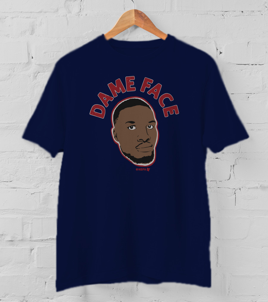 Dame Face Damian Lillard NBPA T-Shirt