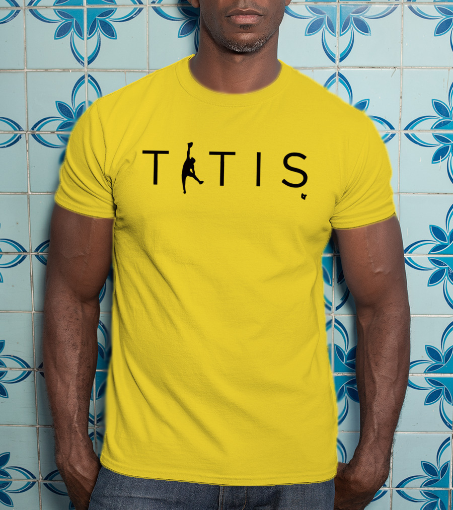 TATIS Air Niño Basketball Logo Yellow T-Shirt