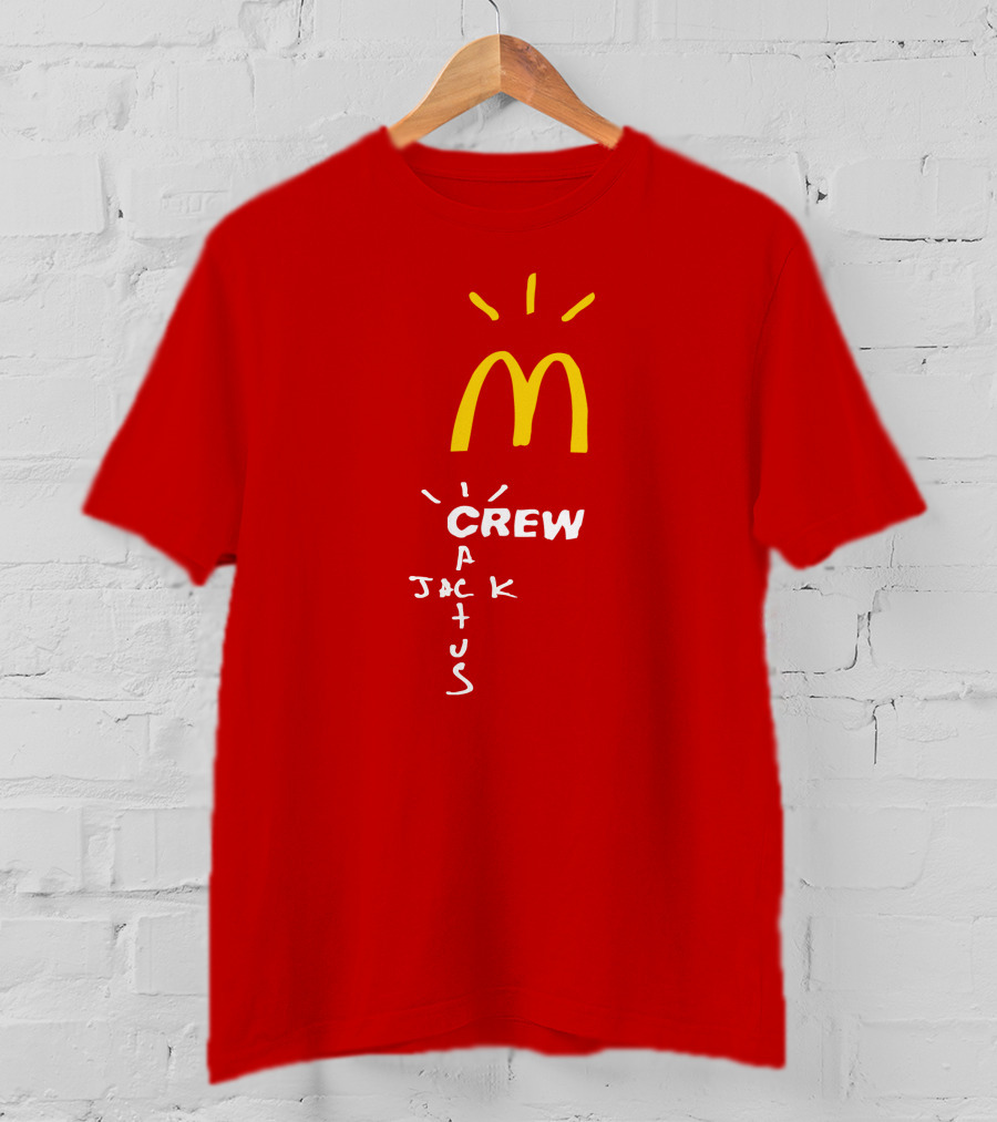 Travis Scott Cactus Jack McDonald's Crew McDonald's T-Shirt