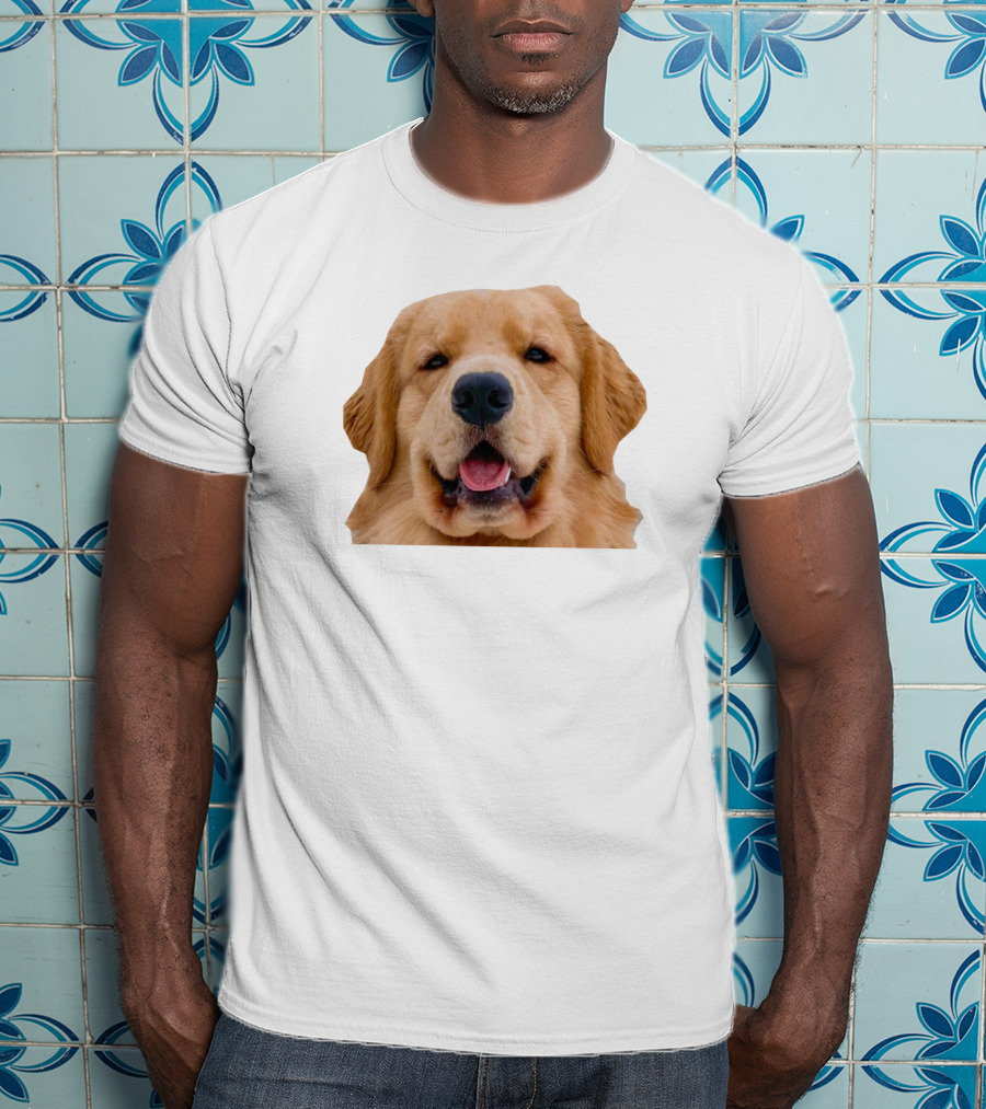 Tucker Budzyn Golden Retriever Face T-Shirt