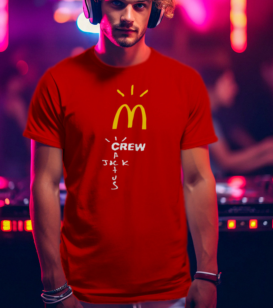 McDonalds Cactus Jack Crew Travis Scott Collaboration Toy T-Shirt