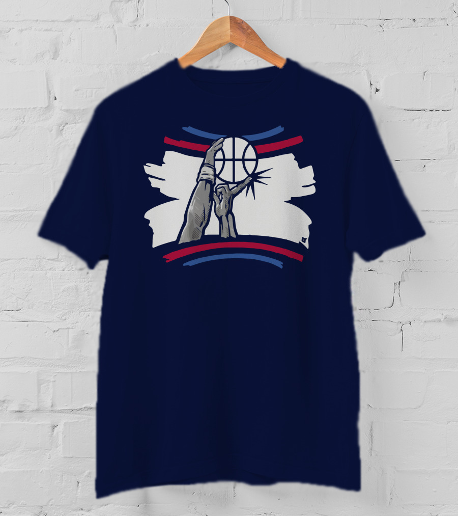 The Finger Block Basketball Iconic Defense Move T-Shirt
