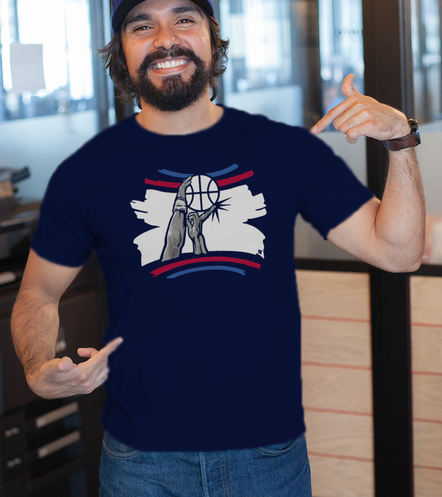 The Finger Block Basketball Iconic Defense Move T-Shirt