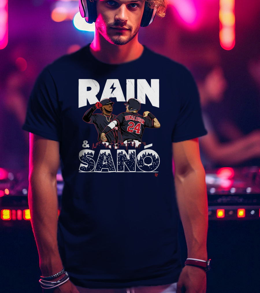RAIN AND SANO BASEBALL DONALDSON 24 T-Shirt