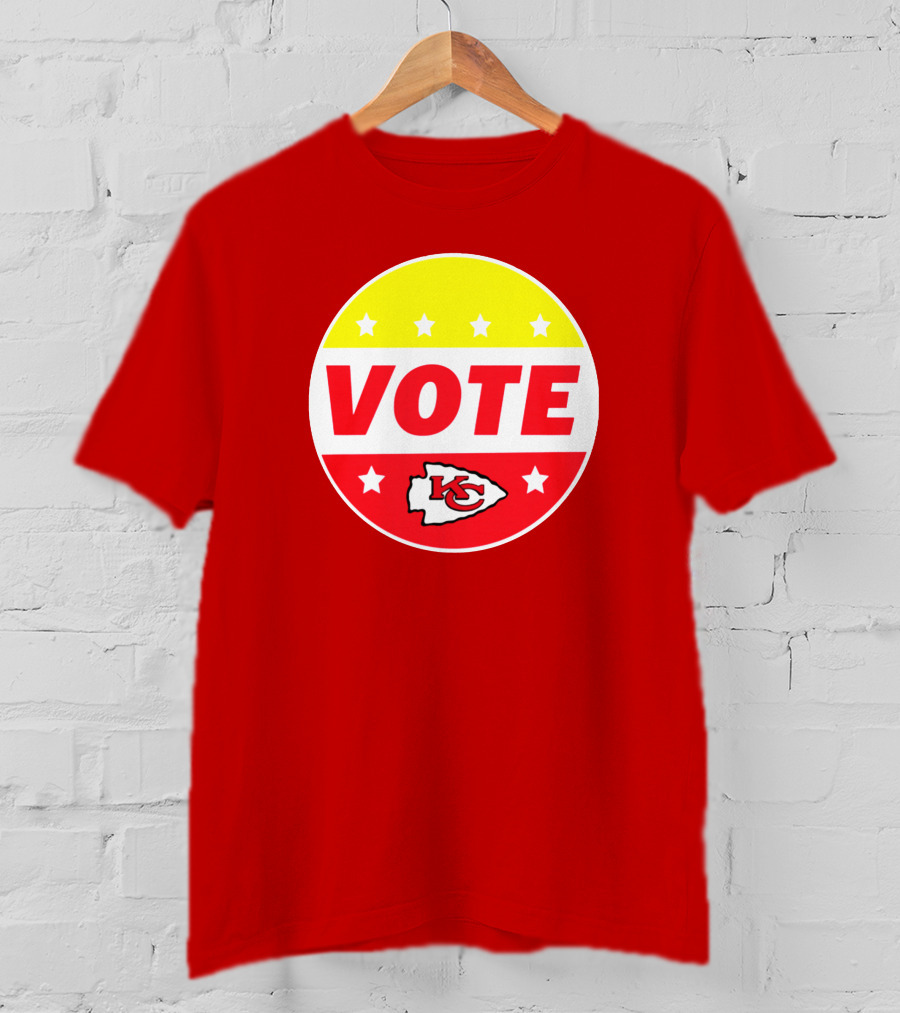 Vote Chiefs KC Red Stars Circle T-Shirt