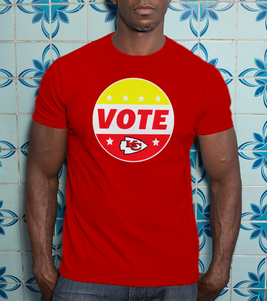 Vote Chiefs KC Red Stars Circle T-Shirt