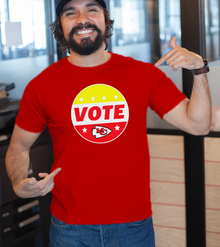 Vote Chiefs KC Red Stars Circle T-Shirt