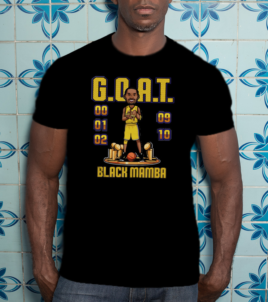 G.O.A.T. Black Mamba 00 01 02 09 10 T-Shirt