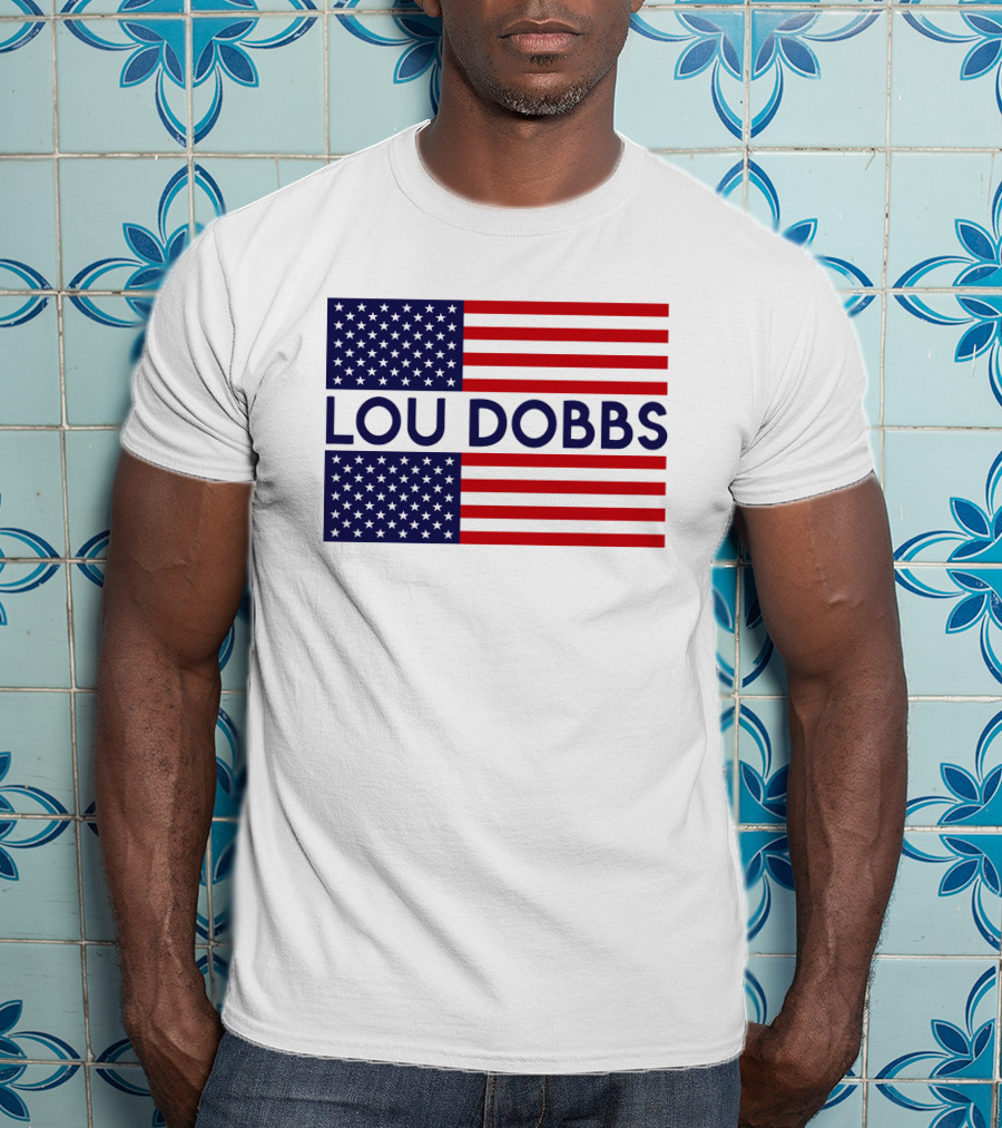 LOU DOBBS American Flag T-Shirt
