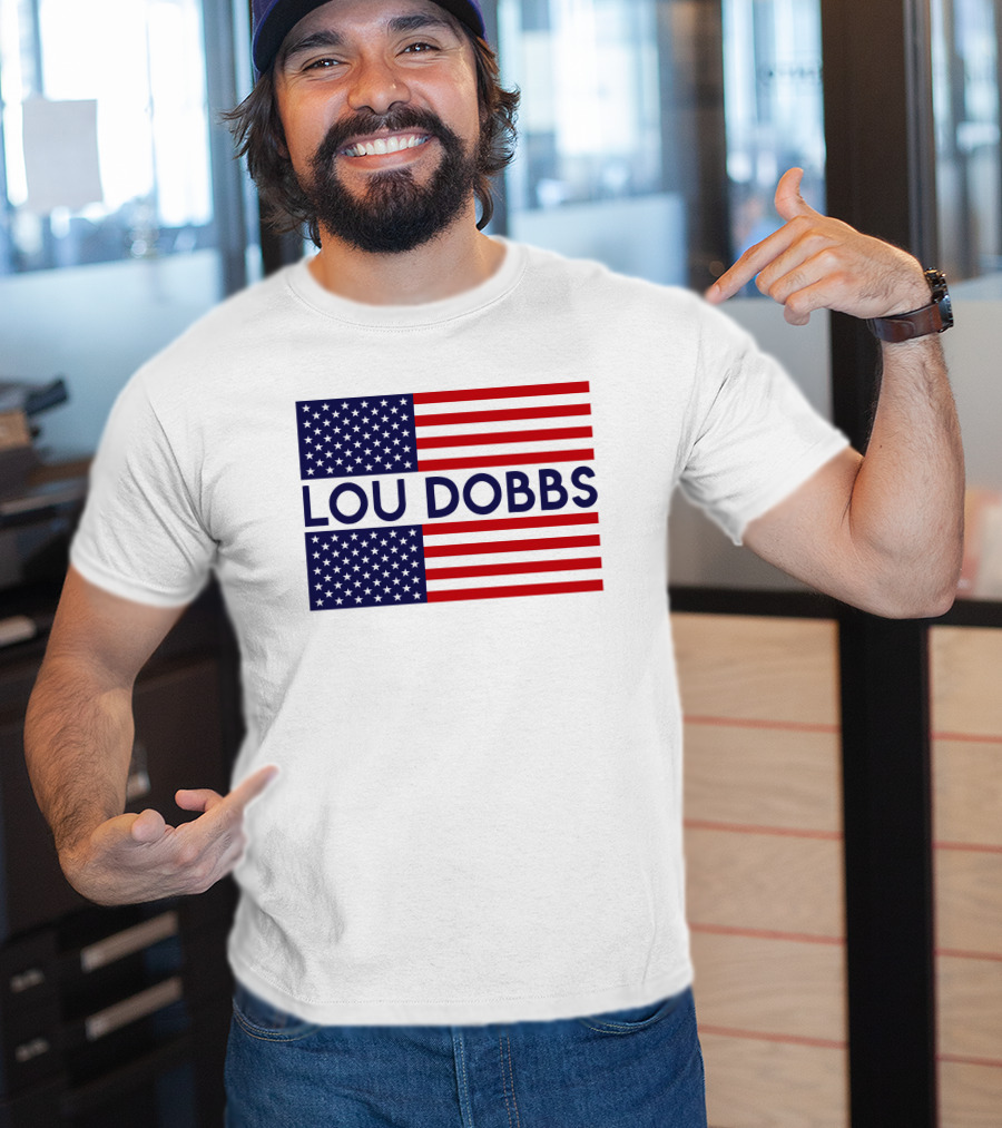 LOU DOBBS American Flag T-Shirt