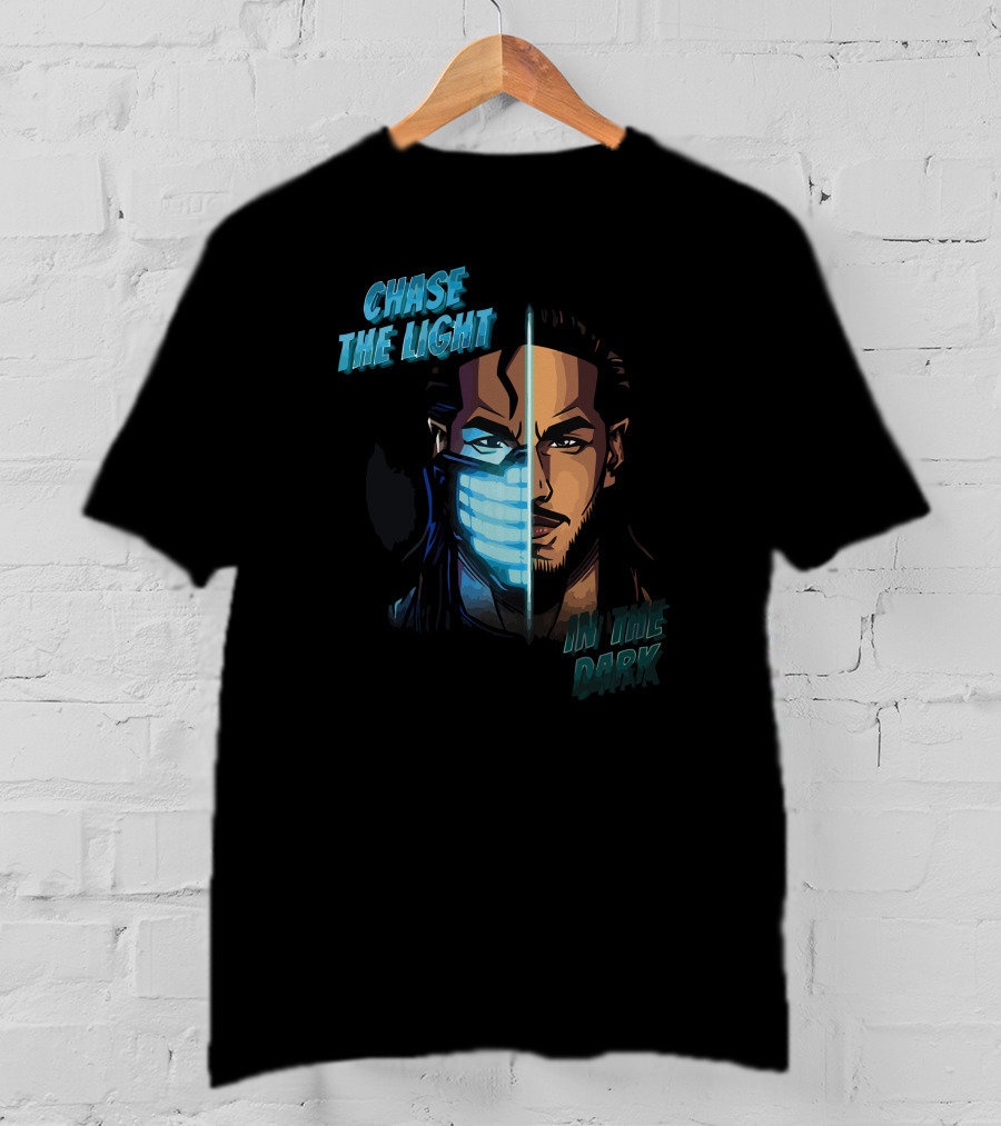 Mustafa Ali Chase The Light In The Dark Split Face T-Shirt