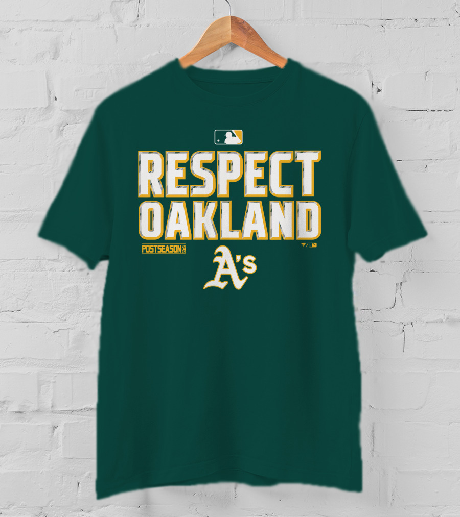 Respect Oakland A's Postseason MLB T-Shirt