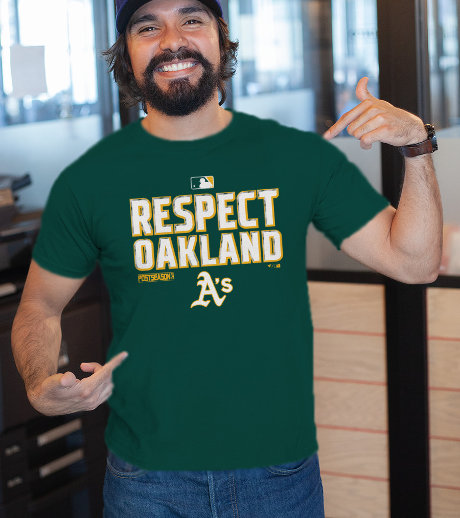 Respect Oakland A's Postseason MLB T-Shirt