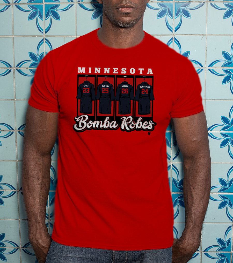 Minnesota Bomba Robes Cruz Buxton Kepler Donaldson Baseball T-Shirt