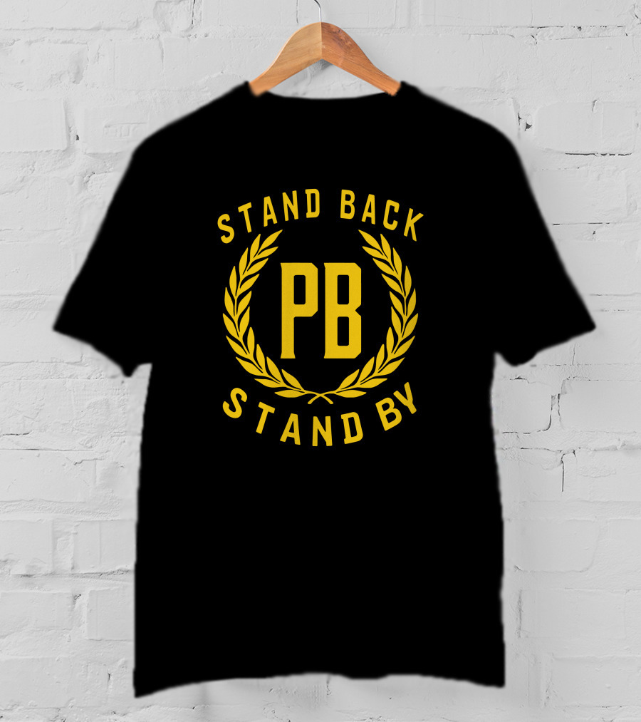 STAND BACK PB STAND BY Laurel Emblem T-Shirt