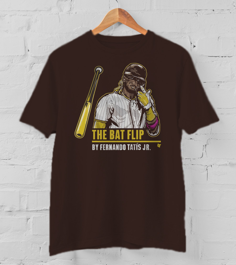 The Bat Flip By Fernando Tatis Jr. San Diego Padres T-Shirt