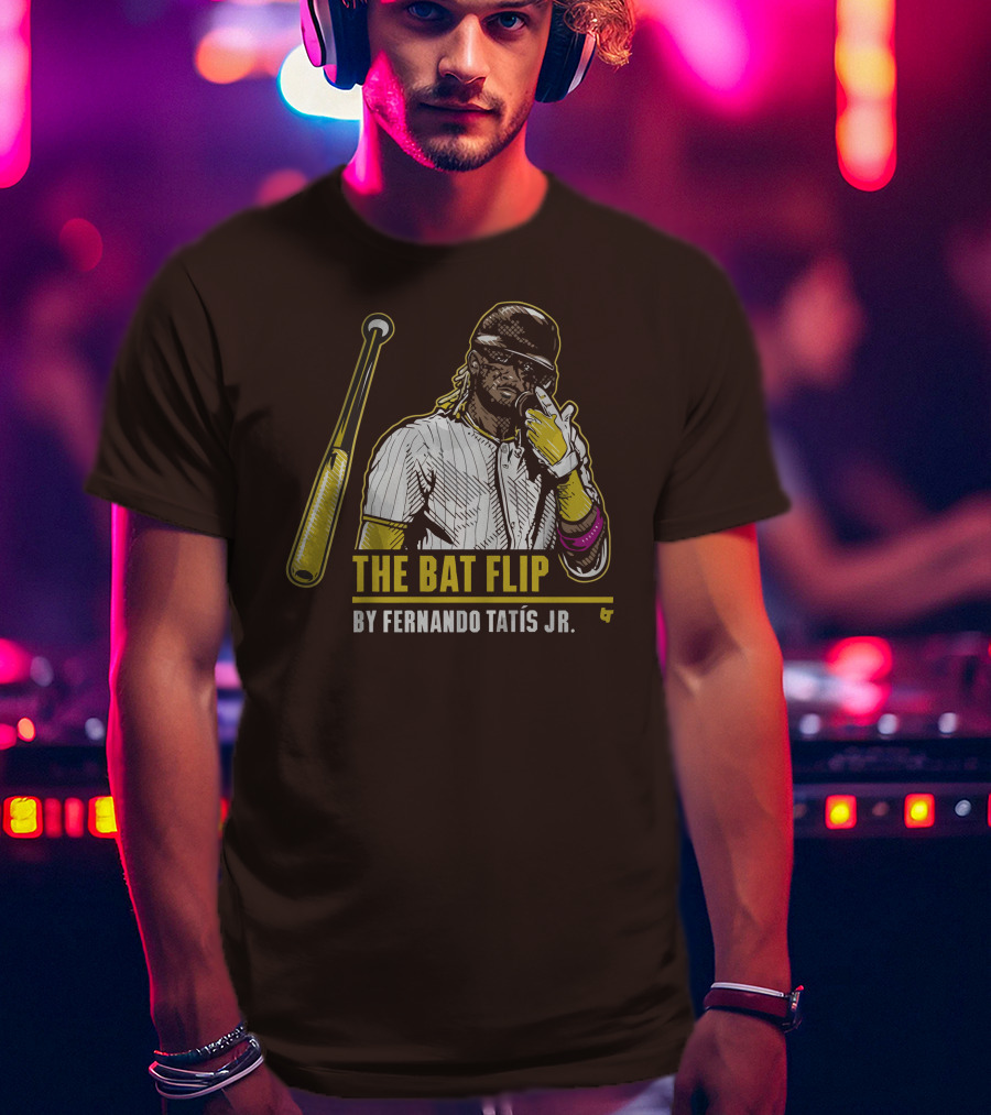The Bat Flip By Fernando Tatis Jr. San Diego Padres T-Shirt