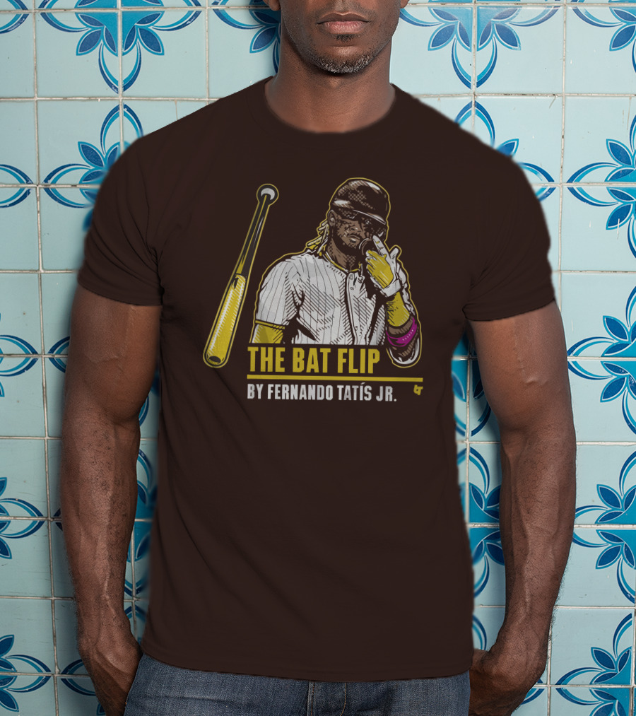 The Bat Flip By Fernando Tatis Jr. San Diego Padres T-Shirt