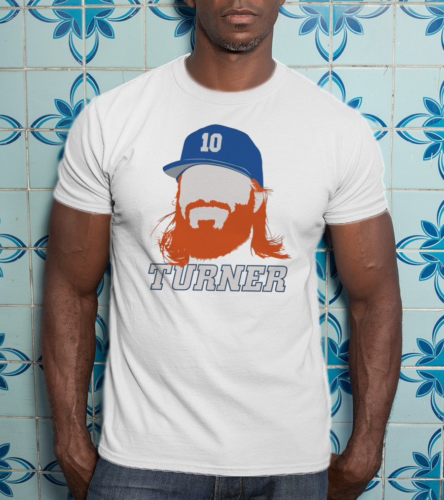 Turner 10 Blue Cap Orange Beard T-Shirt