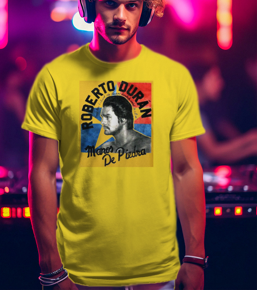 Roberto Durán Manos De Piedra Retro Boxing Legend Classic T-Shirt