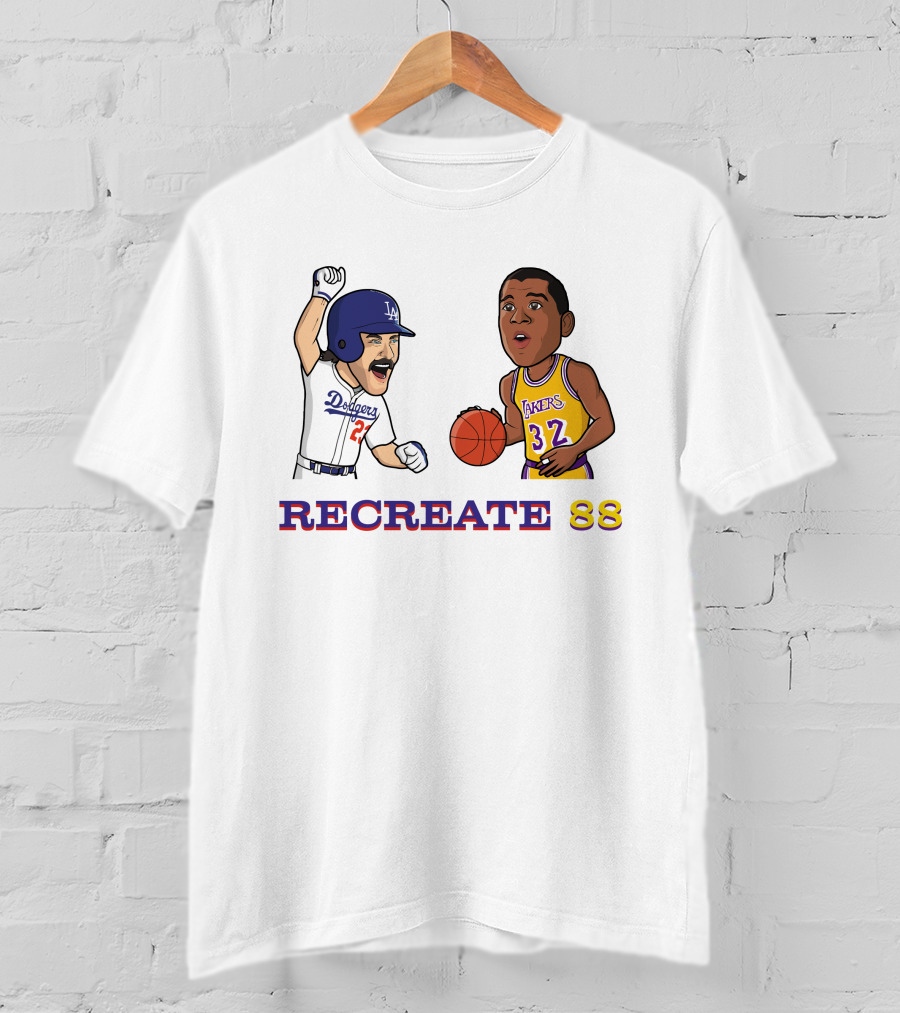 Dodgers Lakers Recreate 88 T-Shirt
