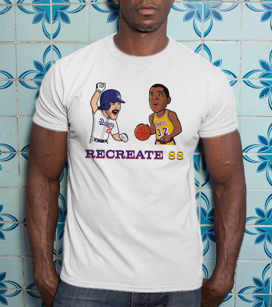 Dodgers Lakers Recreate 88 T-Shirt