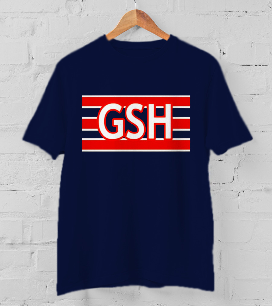 GSH Chicago Bears Stripe Emblem T-Shirt