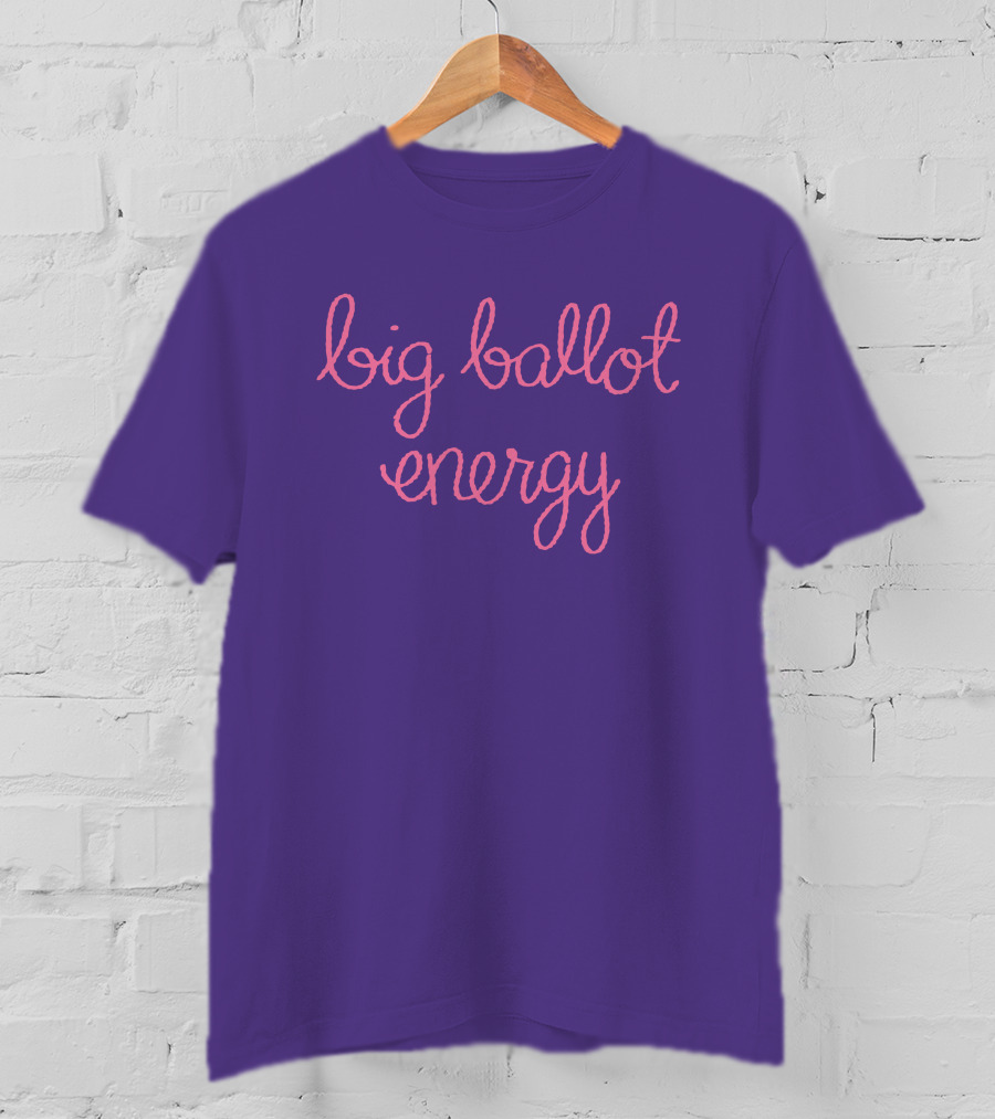 Big Ballot Energy Purple T-Shirt