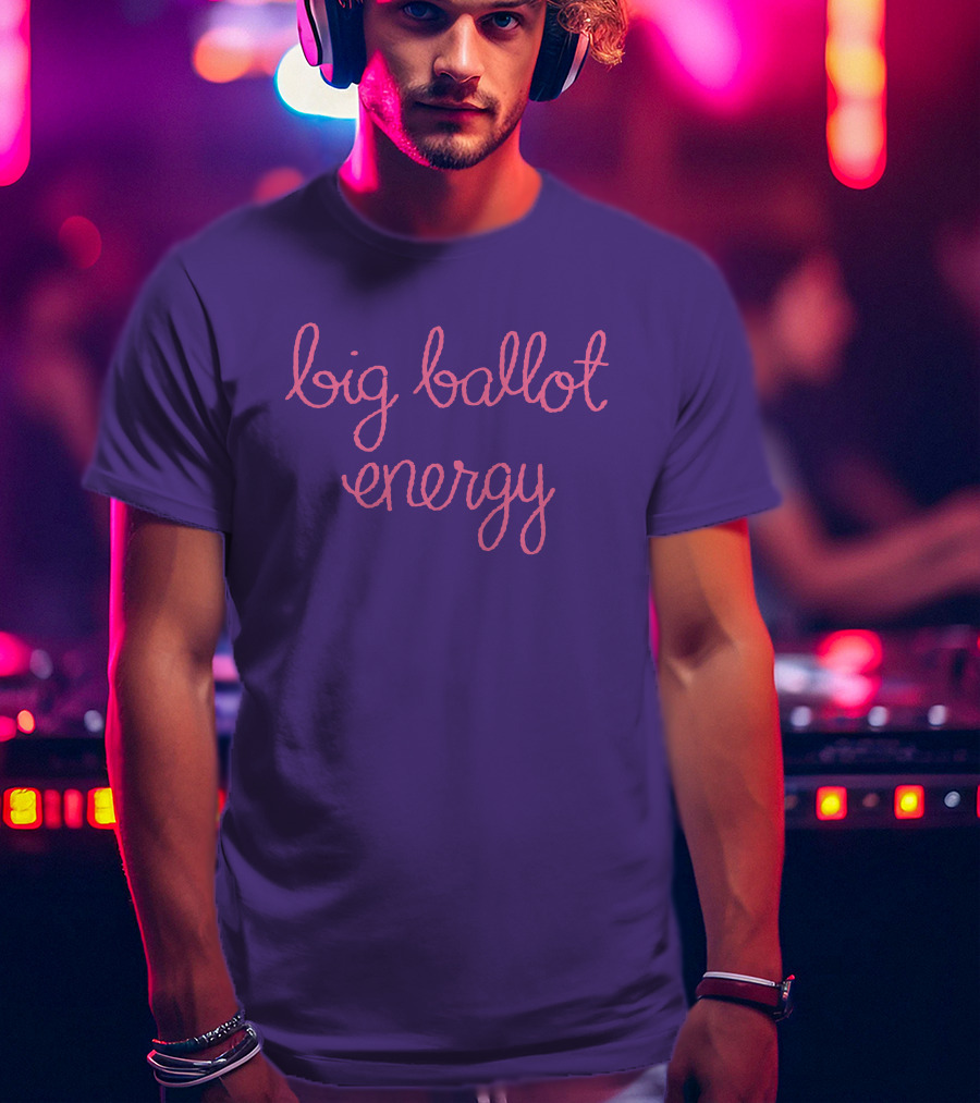 Big Ballot Energy Purple T-Shirt