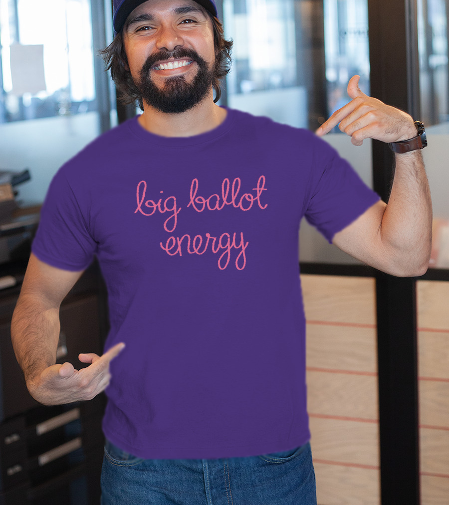 Big Ballot Energy Purple T-Shirt