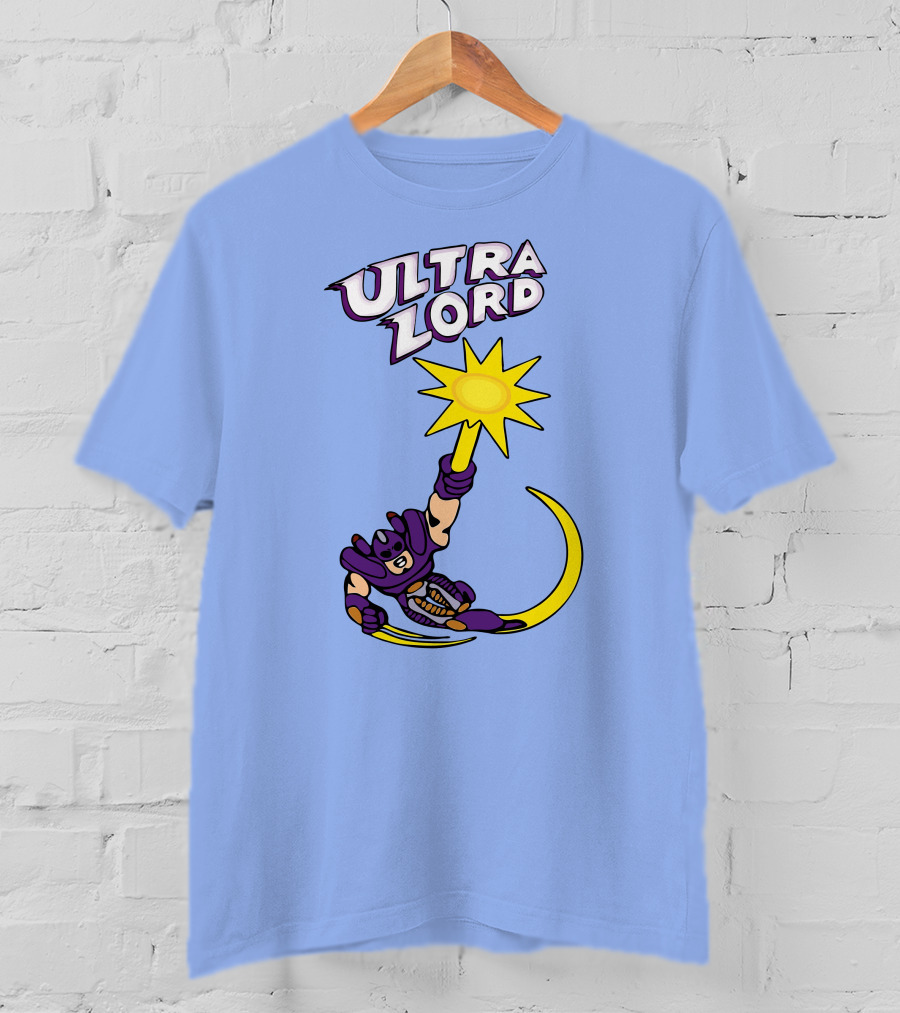 Ultra Lord Heroic Superhero Holding Star Power Burst T-Shirt
