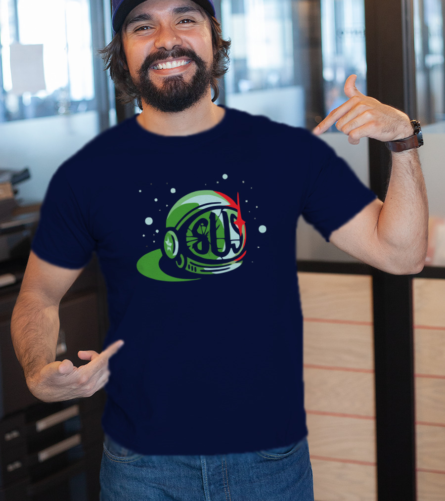 Achievement Hunter SUS Astronaut Helmet T-Shirt