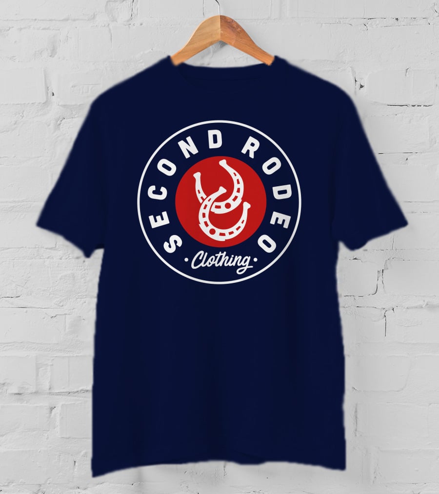 Second Rodeo Clothing Horseshoe Badge T-Shirt