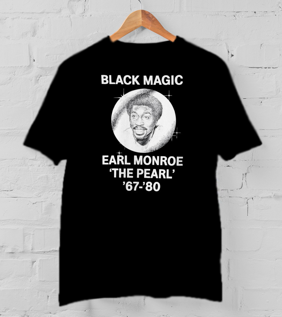 Black Magic Earl Monroe 'The Pearl' '67-'80 T-Shirt