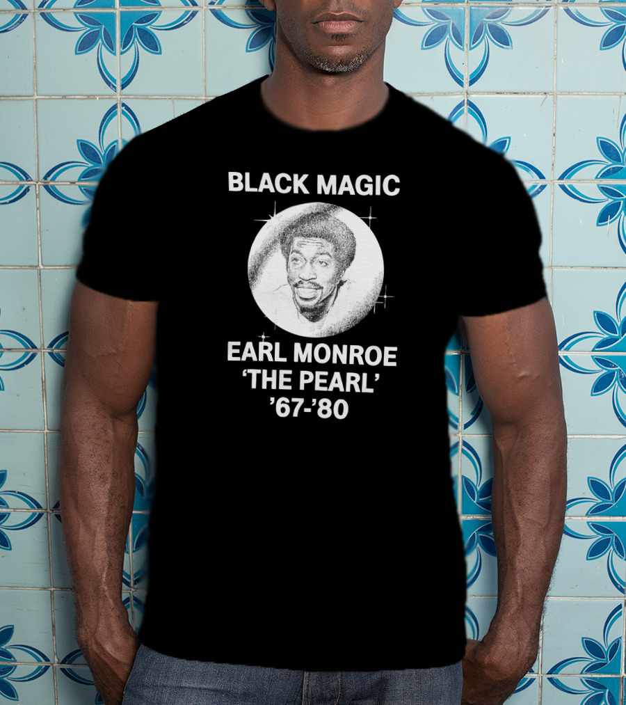 Black Magic Earl Monroe 'The Pearl' '67-'80 T-Shirt
