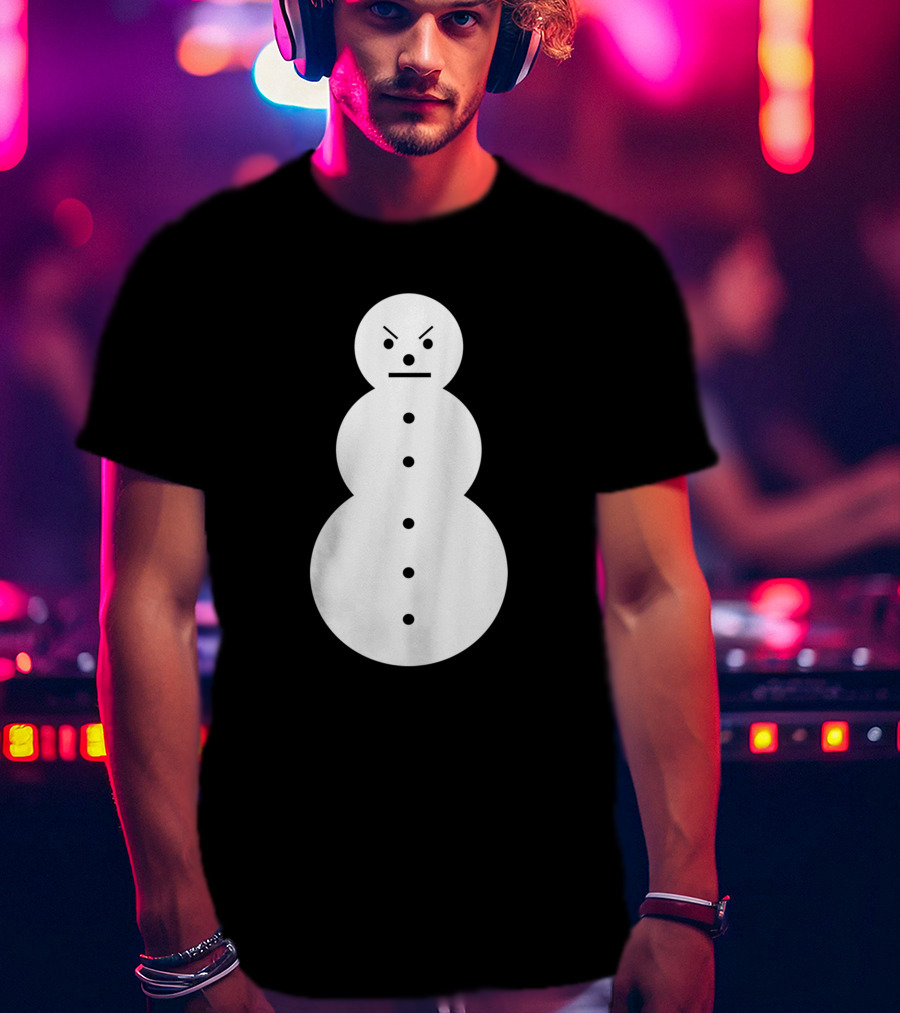 Young Jeezy Snowman Angry Simple T-Shirt