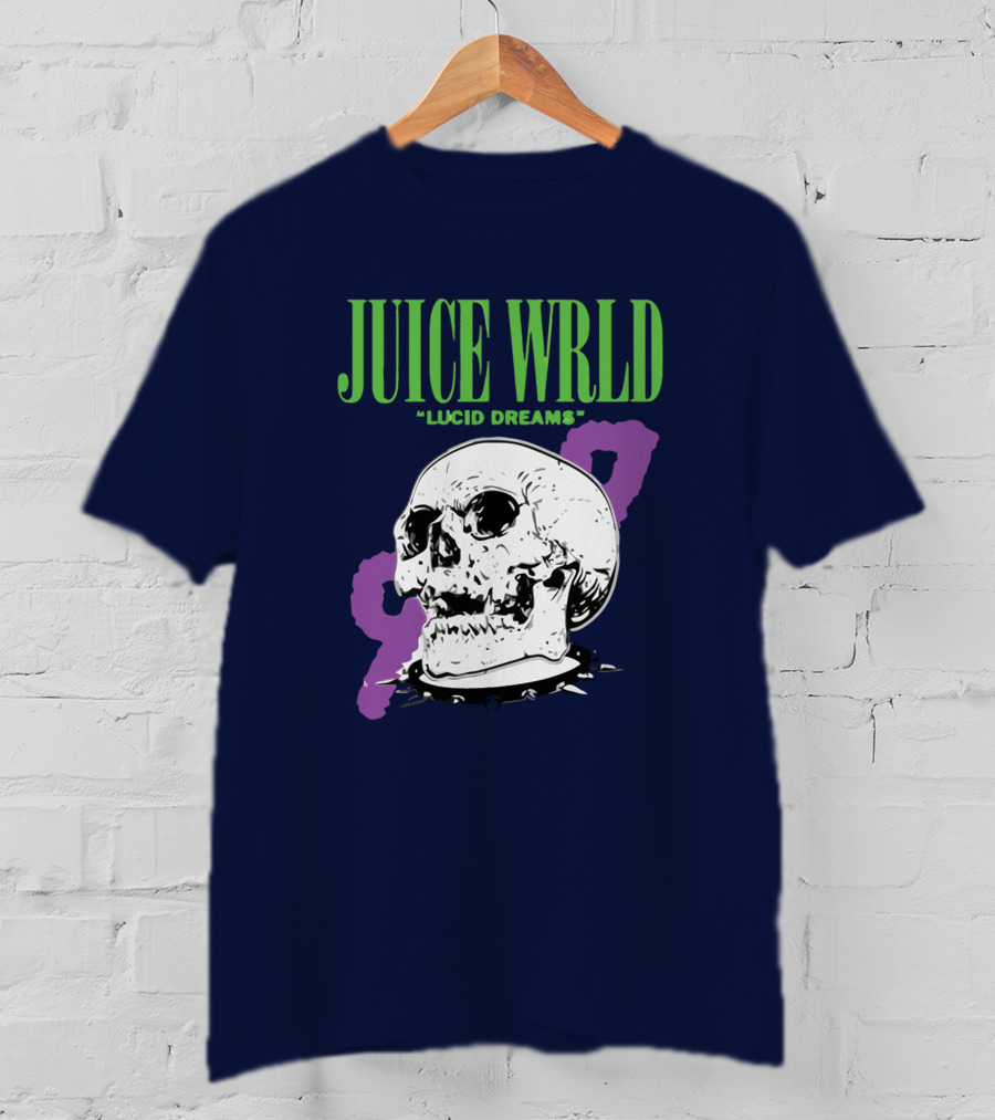 JUICE WRLD LUCID DREAMS 999 Skull T-Shirt