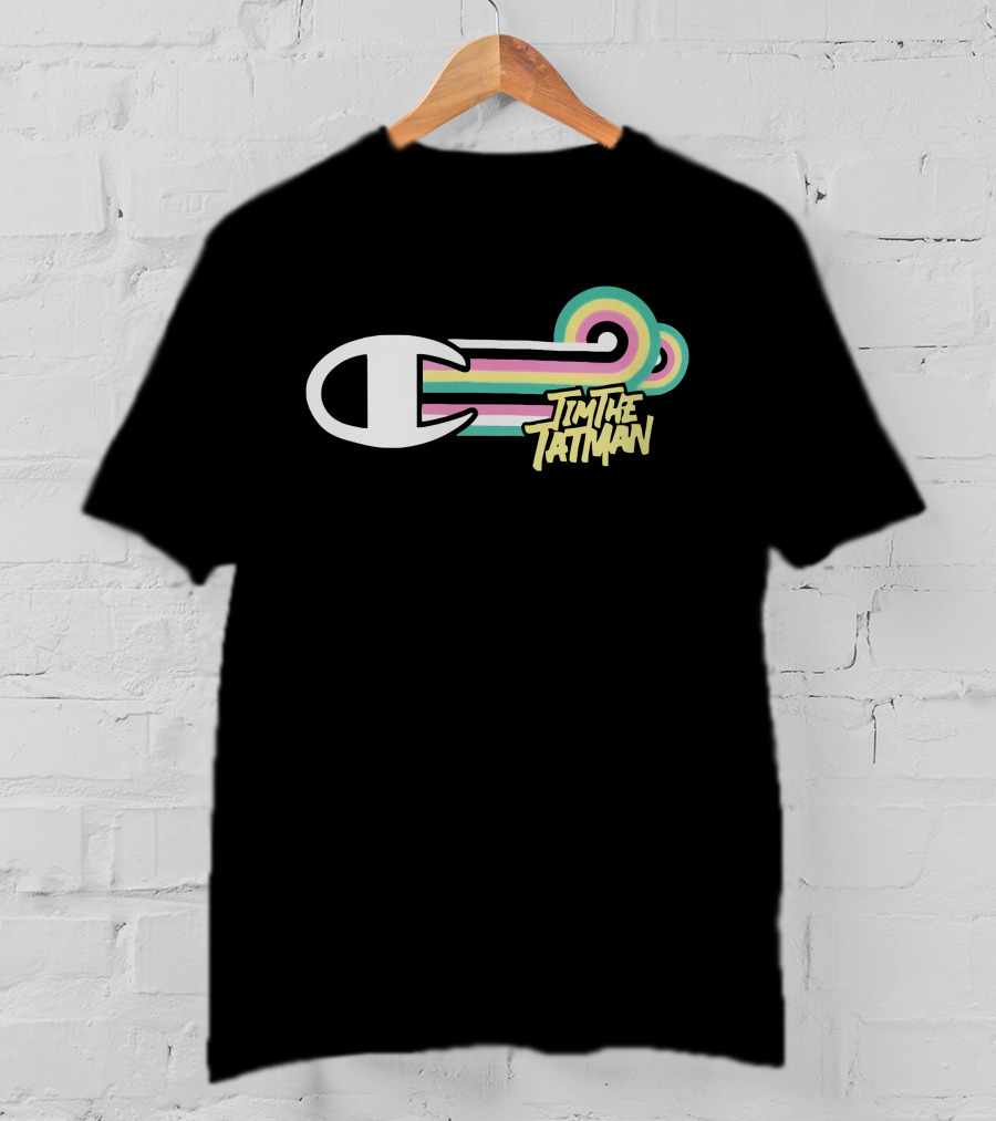 TimTheTatman Colorful Safety Pin T-Shirt