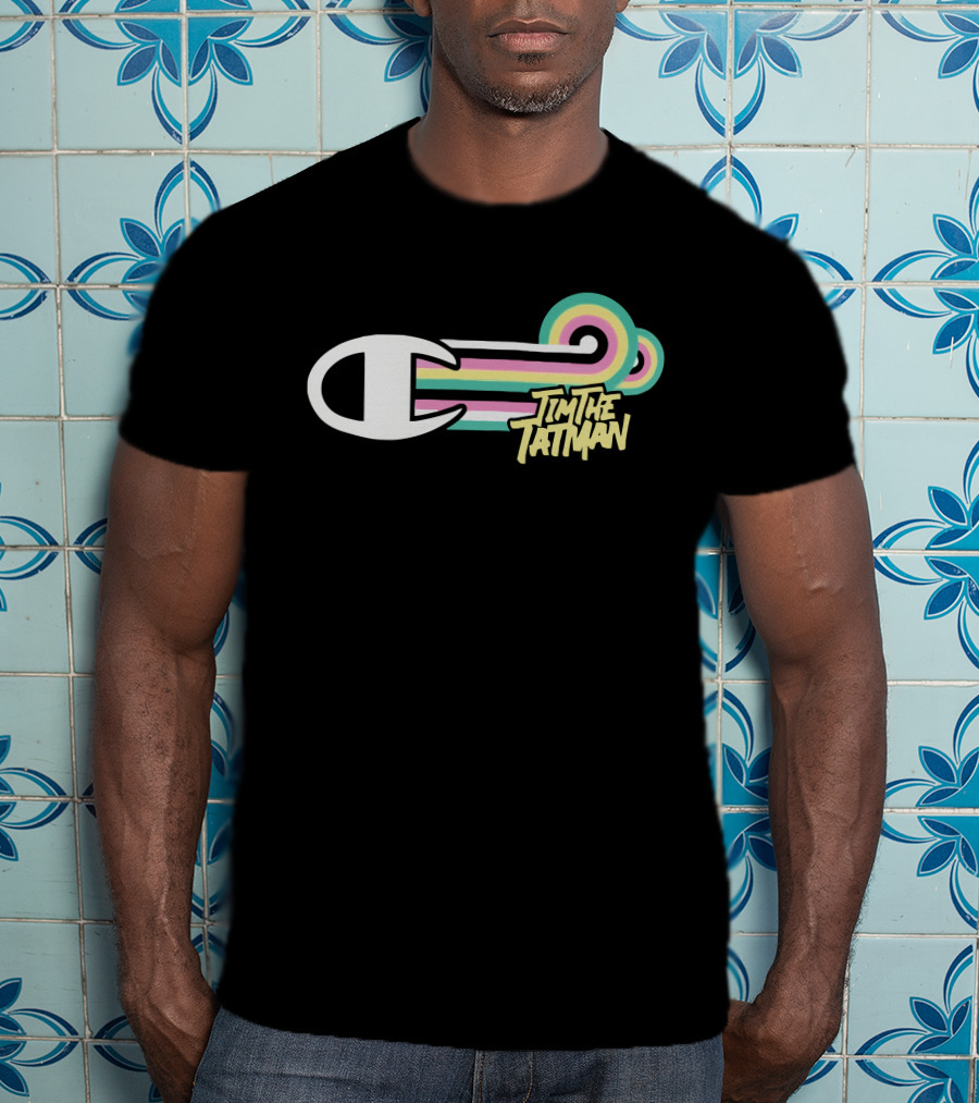 TimTheTatman Colorful Safety Pin T-Shirt