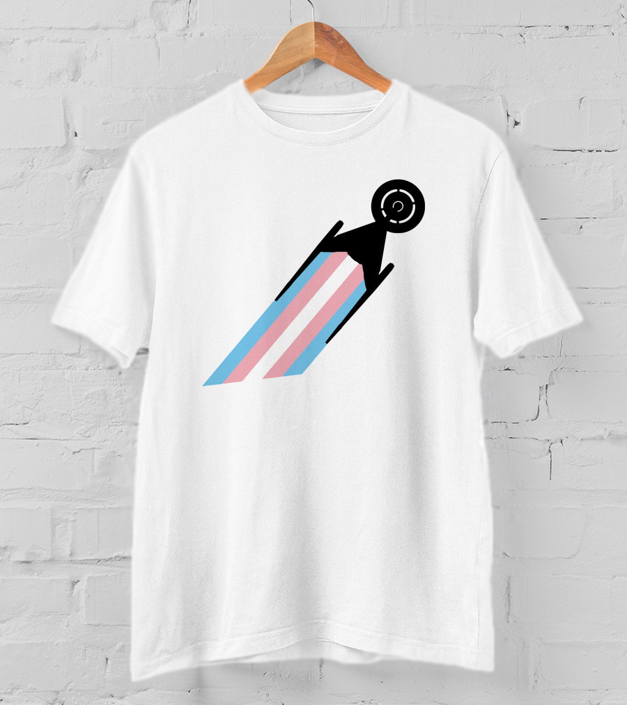 Star Trek Discovery GLAAD USS Transgender Pride Enterprise T-Shirt