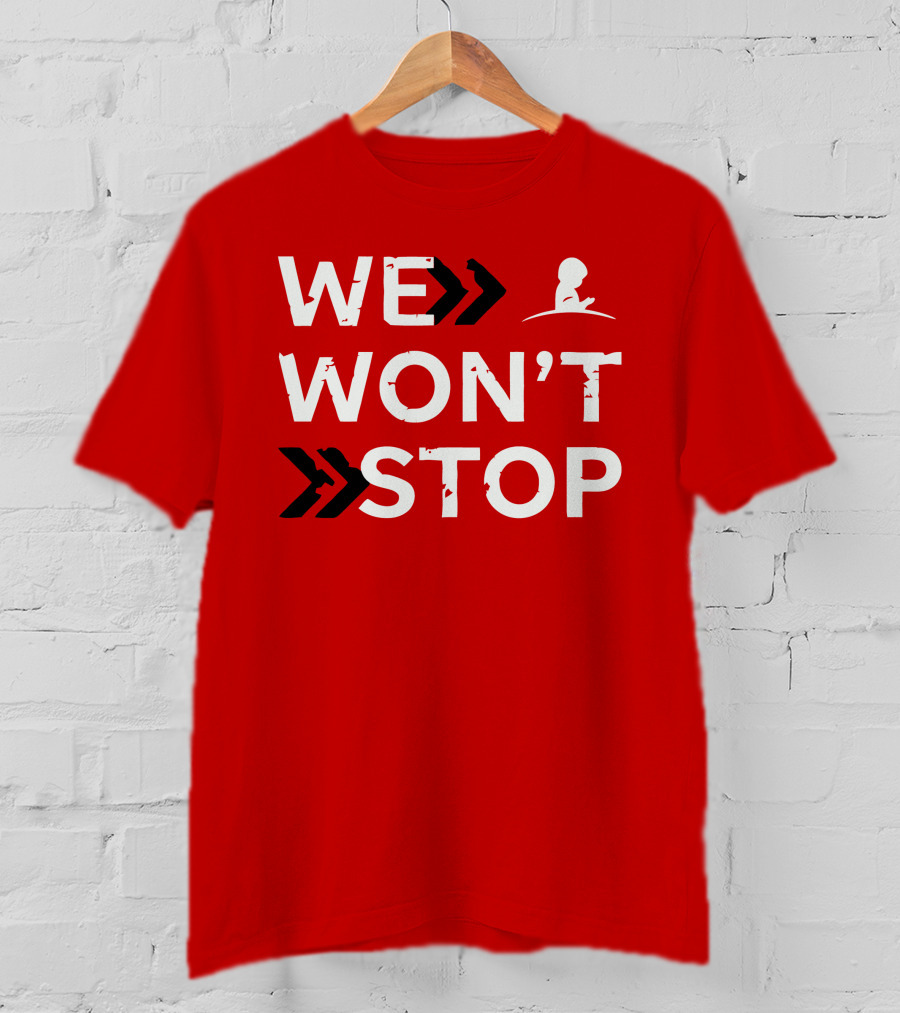 St Jude We Won't Stop Arrow T-Shirt