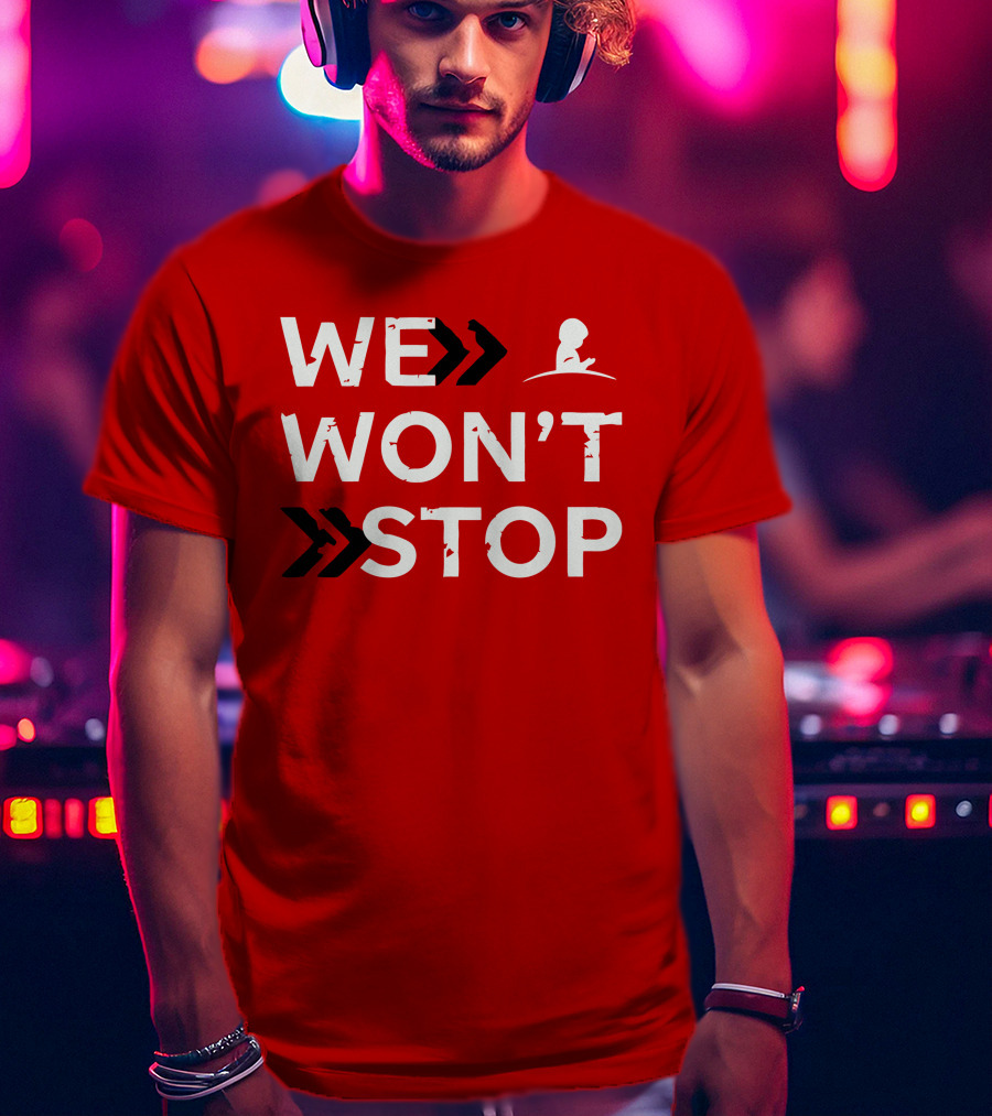 St Jude We Won't Stop Arrow T-Shirt