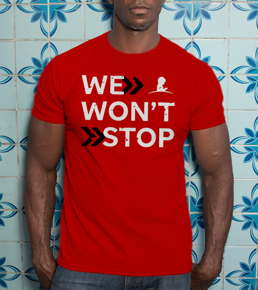St Jude We Won't Stop Arrow T-Shirt