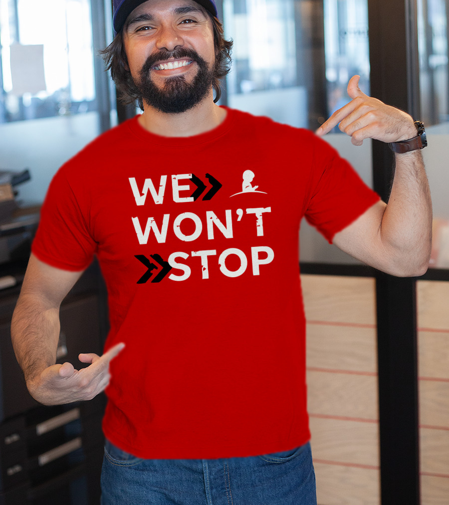 St Jude We Won't Stop Arrow T-Shirt