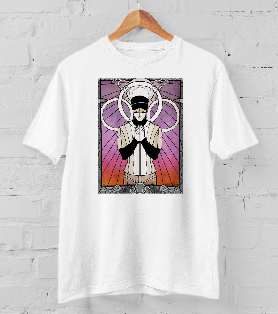 Purity Power Stained Glass Art Nouveau T-Shirt