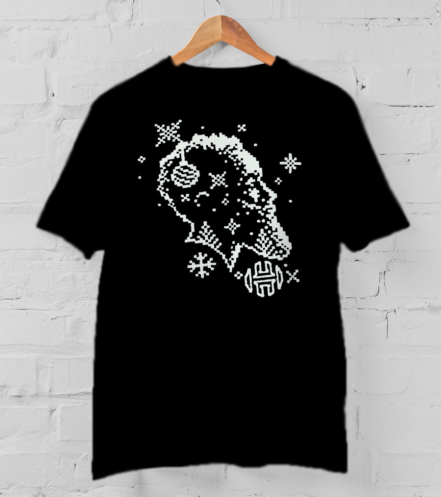 Harden Decorate The Game Holiday Pixel Art Crew T-Shirt