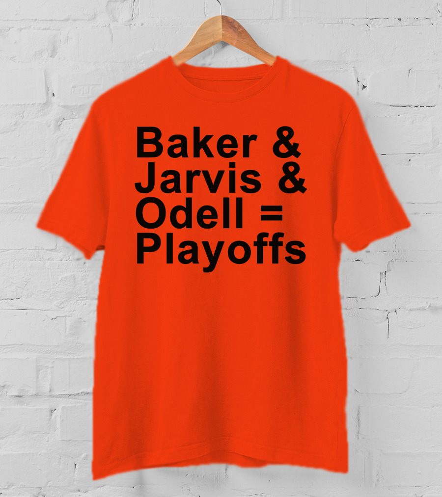 Baker Jarvis Odell Playoffs T-Shirt