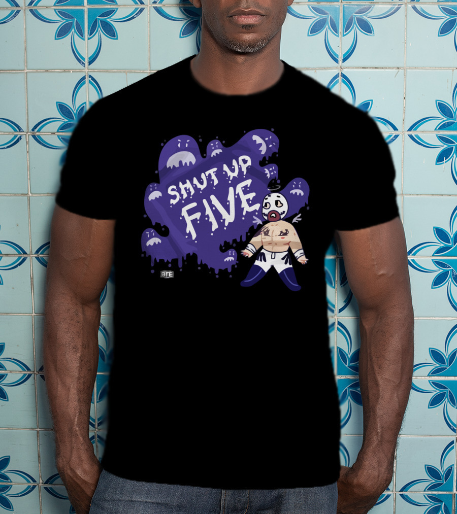 Shut Up Five BTE Pro Wrestling Luchador Character T-Shirt
