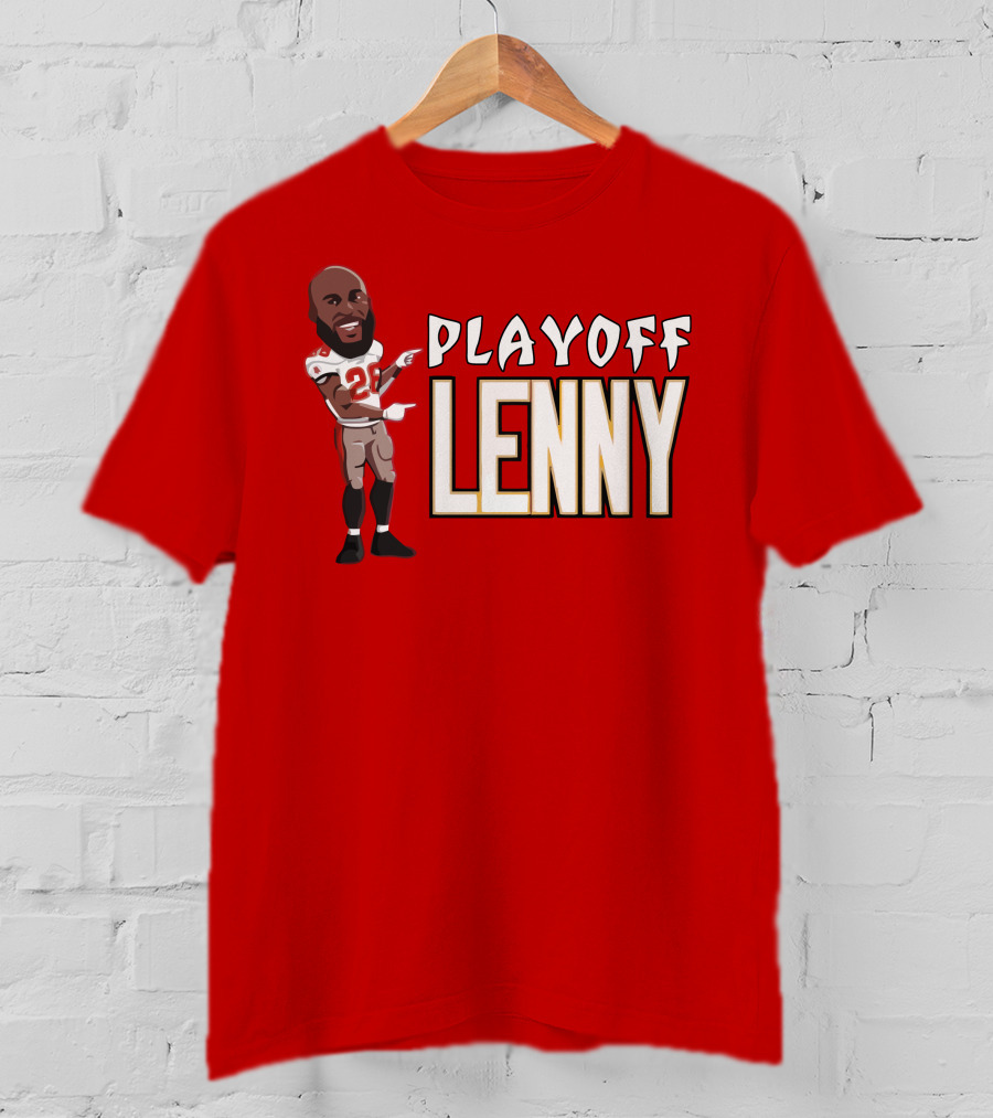 Playoff Lenny NFL Football Cartoon Player 27 T-Shirt